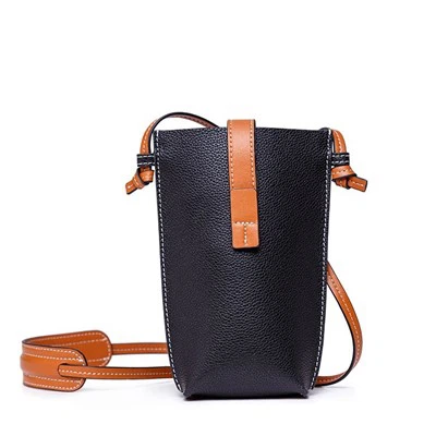 정품 가죽 립스틱 및 휴대폰 홀더 가방